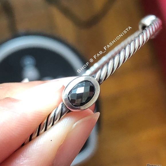 David Yurman bangle bracelet with gemstones - Picture 4 of 17